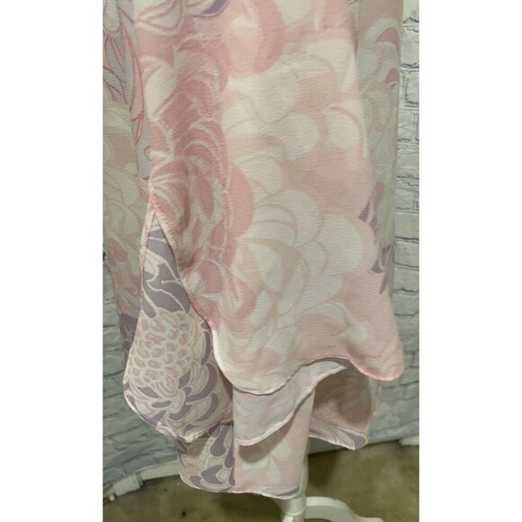 Ruby Rd. Floral Lightweight pink and purple Plus Size Top 2X - Picture 4 of 7